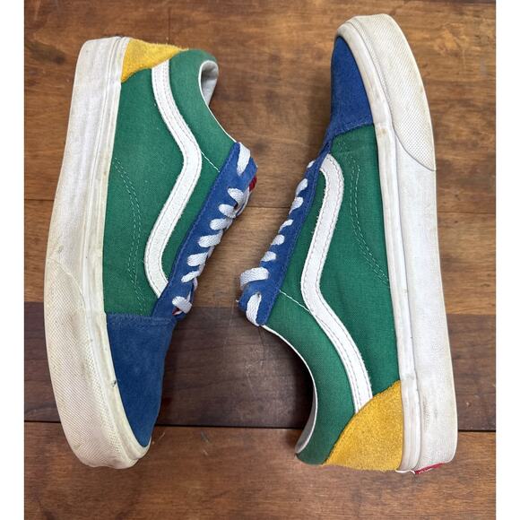 VANS Old Skool Yacht Club Men's Size 7.5 Women's 9 Shoes Colorful Canvas & Suede - Picture 3 of 10